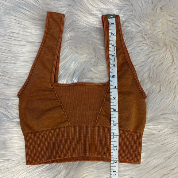 FREE PEOPLE Good Karma Square Neck Bra Crop Top - Picture 9 of 10